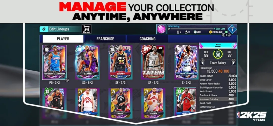 nba2k25myteam手游截图2