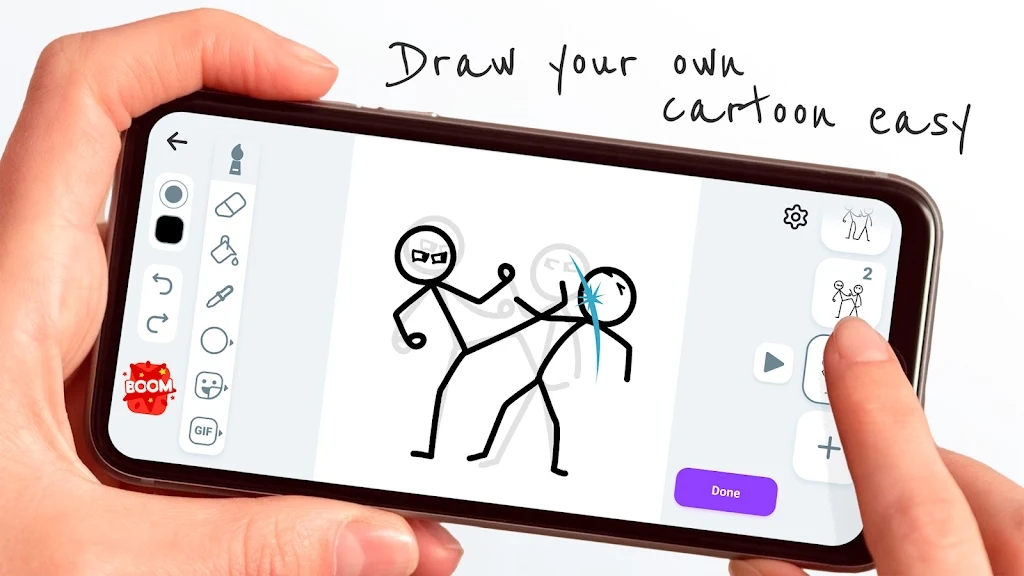 火柴人画动画(Stickman: Draw animation)正版截图2