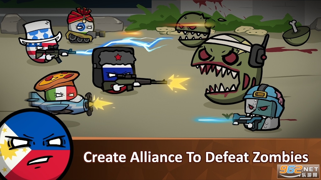 ������ʬ֮սCountryballs - Zombie Attack���°��ͼ3