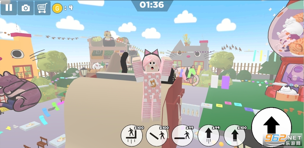 Cat House Parkour Obbyè���ܿ�±Ƚ�ͼ0