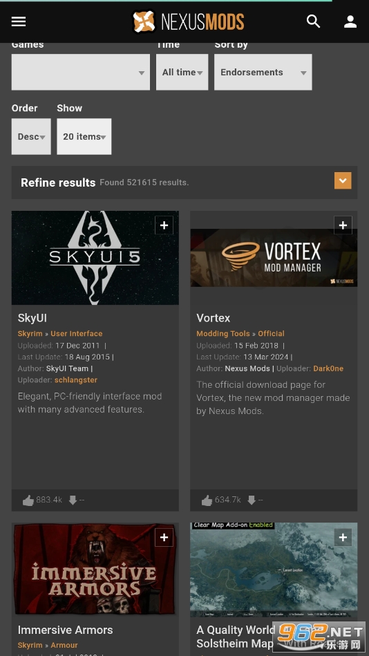 nexusmods�ֻ���v1.0 ���°��ͼ2