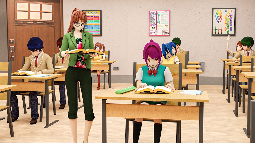 ����ѧУ��ʦģ����Anime School Teacher 3Dv1.0.13��ͼ2