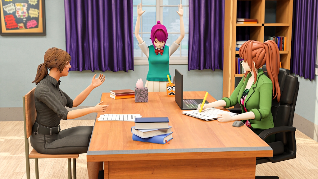 ����ѧУ��ʦģ����Anime School Teacher 3Dv1.0.13��ͼ3