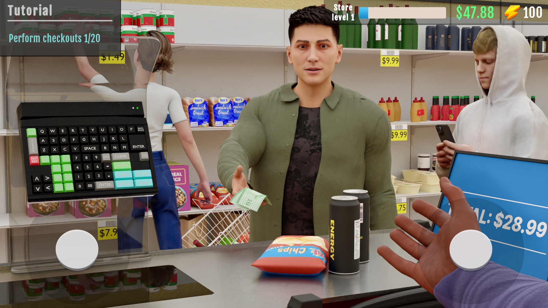 ���о���ģ����Supermarket Manager Simulator���°��ͼ4