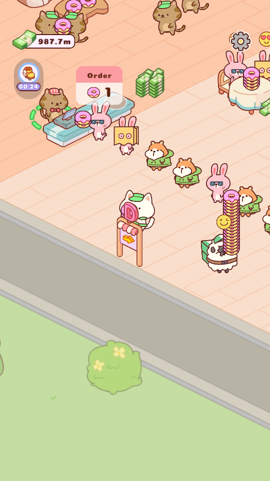 甜甜圈猫无限金币版截图0