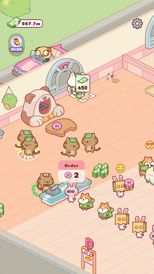 甜甜圈猫无限金币版截图5