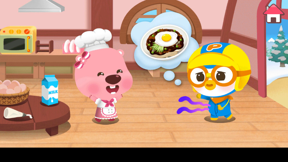 波鲁鲁料理游戏Pororo Cooking Game截图3