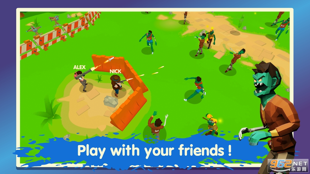 �����˺ͽ�ʬ3DTwo Guys  Zombies 3D��׿��