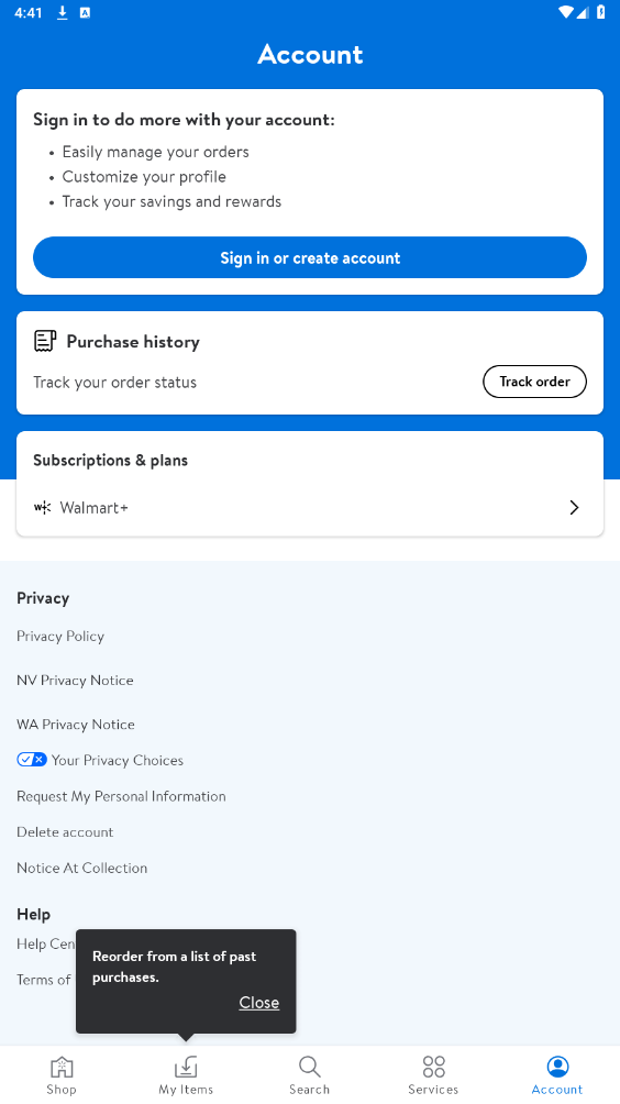 Walmart跨境电商平台app截图0