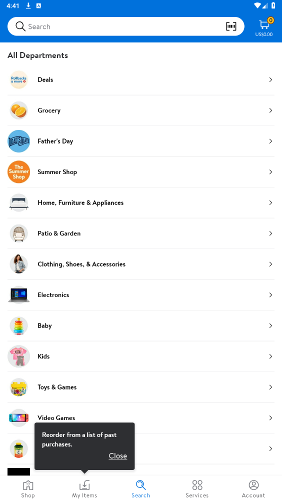 Walmart跨境电商平台app截图2