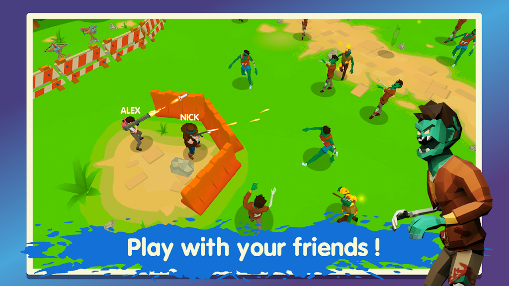�����˺ͽ�ʬ3DTwo Guys And Zombies 3D��׿��v0.806��ͼ4