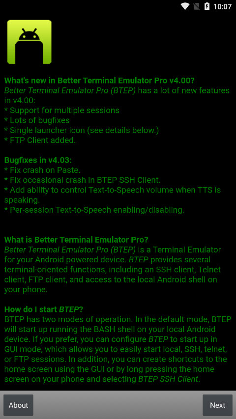 Better Terminal Emulator Pro�����ն�apk��ͼ1