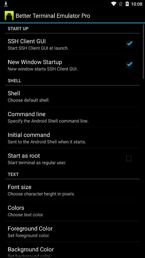 Better Terminal Emulator Pro�����ն�apk��ͼ5