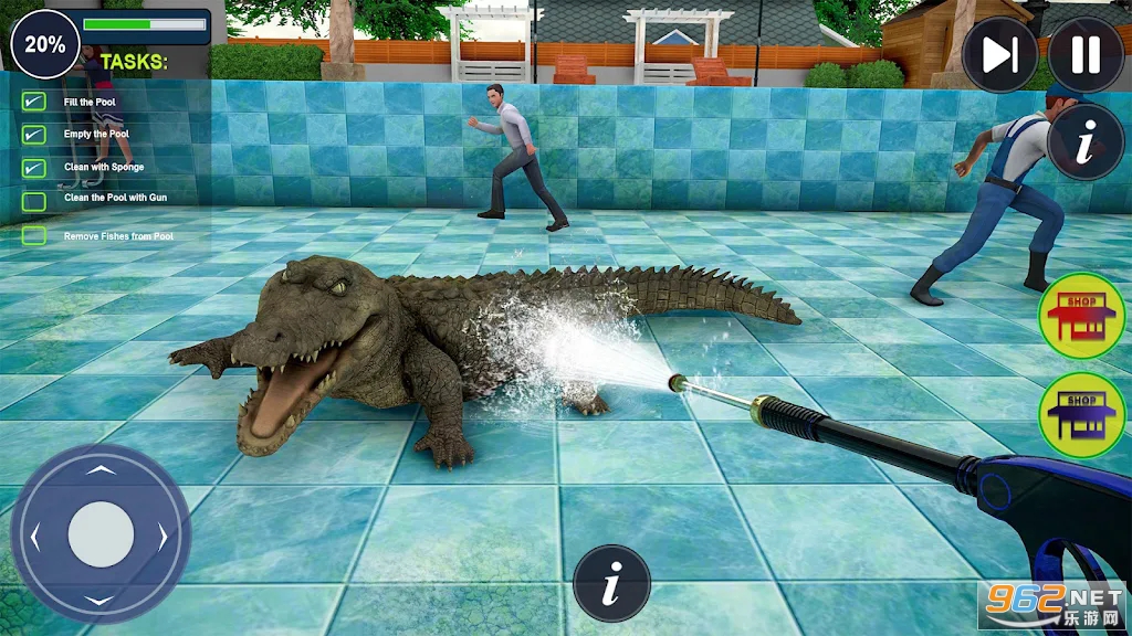 ��Ӿ�������ϷSwimming Pool Cleaning Games
