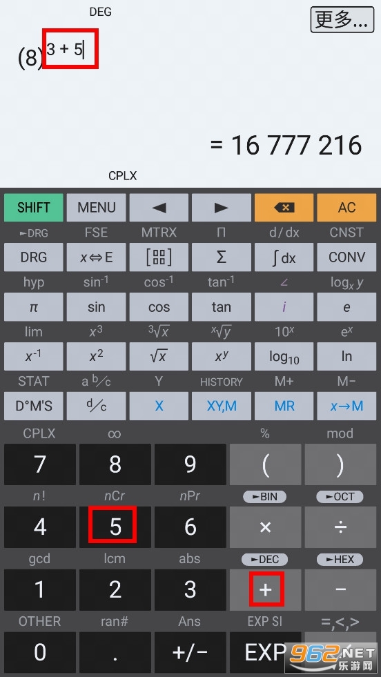 HiPER Scientific Calculator