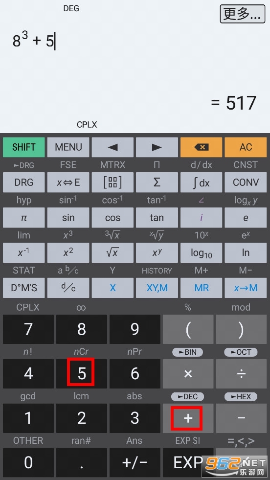 HiPER Scientific Calculator