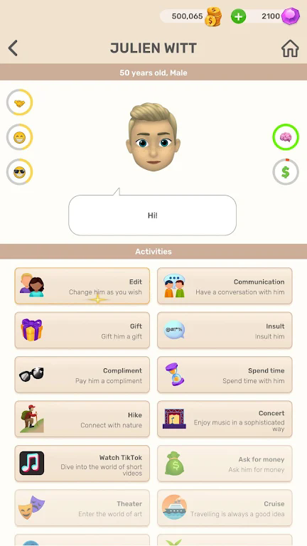 Age Sim手游内置菜单截图2