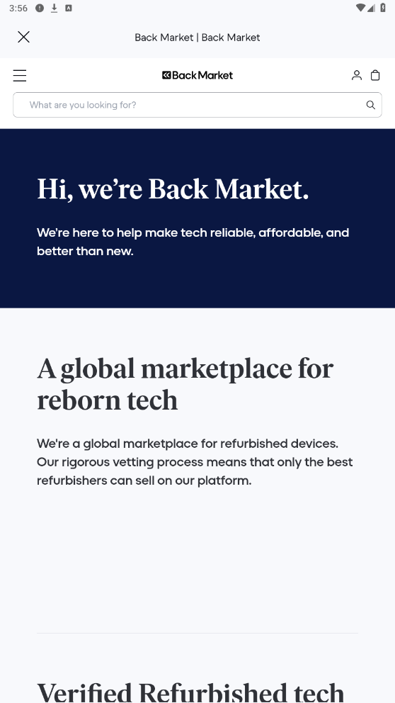 Back Market�������ֵ���ƽ̨app��ͼ0