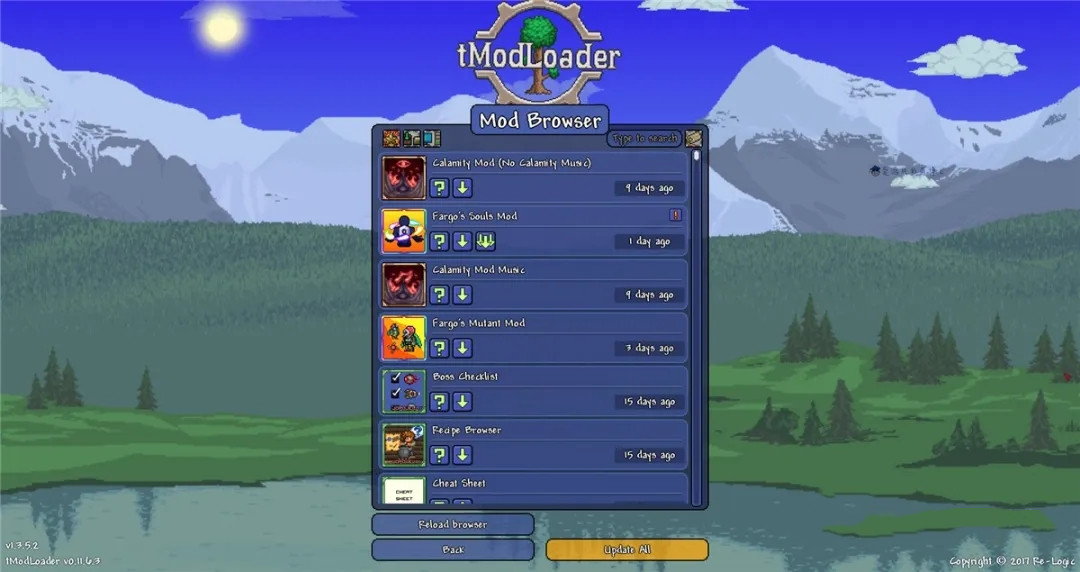 tModLoader手机版截图2