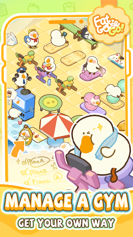 肥鹅健身房Fatgoose Go: Merge and Story官方版截图4