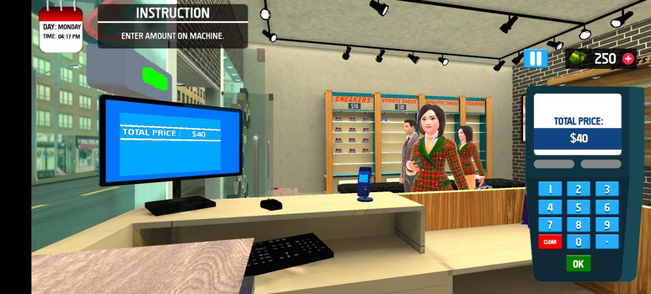 Shoe Store Cashier GameЬ��ģ������Ϸ���°��ͼ6