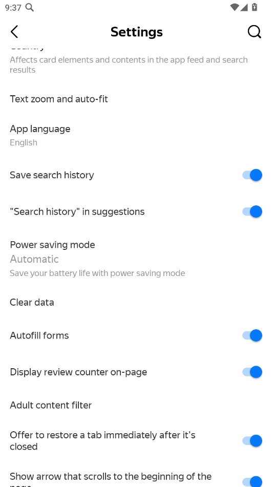 Yandex Start Beta����˹��������appv25.25��ͼ1