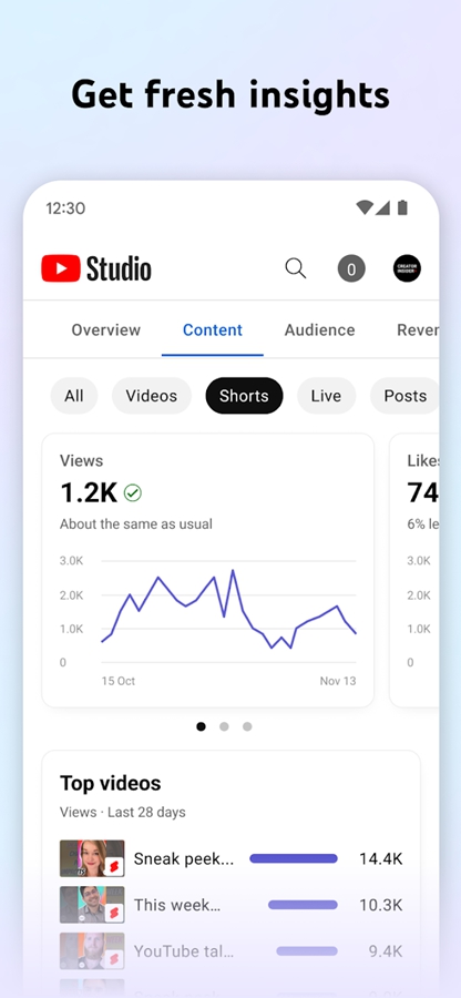 YouTube Studio apk��ͼ4