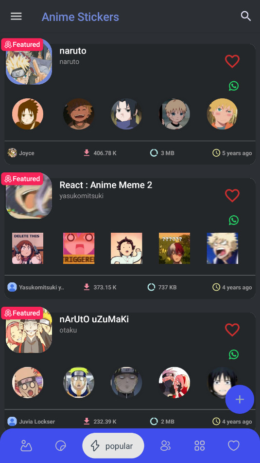 Anime Stickers������ֽapp��ͼ5