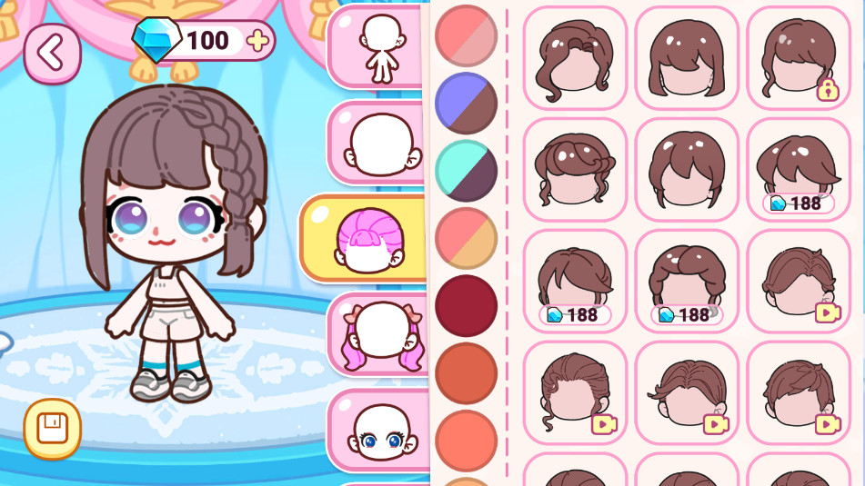 皮皮公主冰雪城堡Pippi World: Princess Avatar截图5