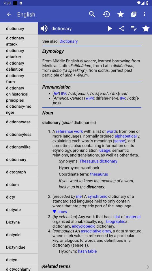 English Dictionary app��ͼ0