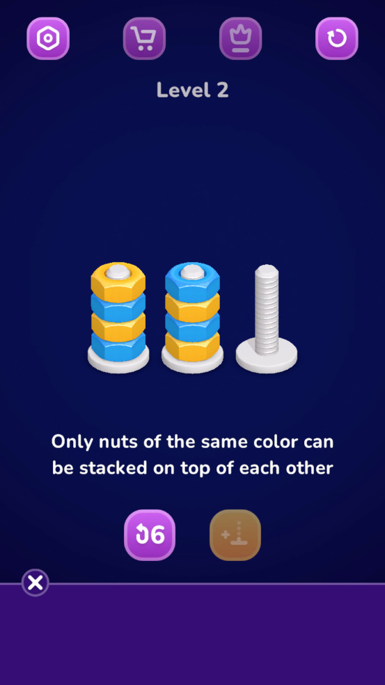 Nut Sort游戏截图1