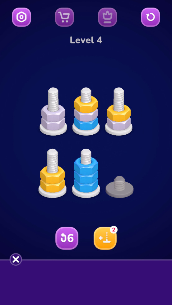 Nut Sort游戏截图4