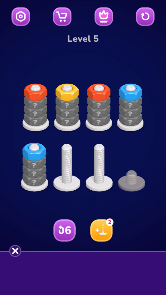 Nut Sort游戏截图5