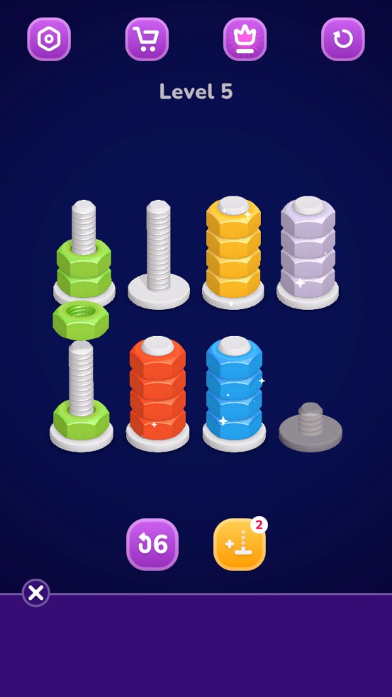 Nut Sort游戏截图6