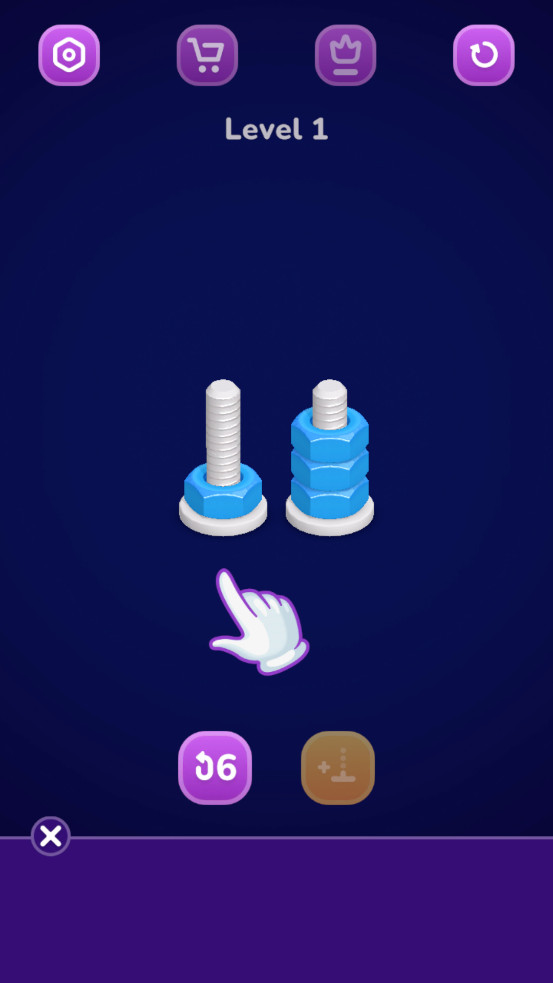 Nut Sort游戏截图0