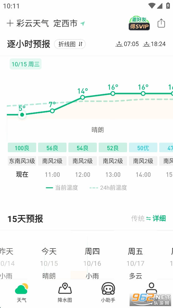 彩云天气几点几分下雨最新版截图4