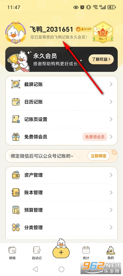 飞鸭AI记账永久会员解锁版 飞鸭AI记账永久会员解锁版