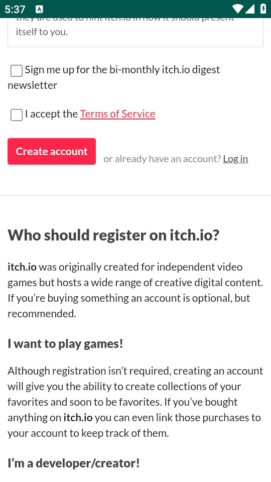 itch.io��Ϸƽ̨�ֻ���v1��ͼ1