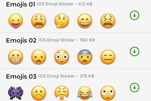 IOS EMOJI STICKERS����