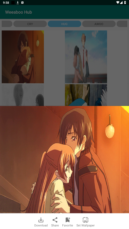 Weeaboo壁纸app截图1