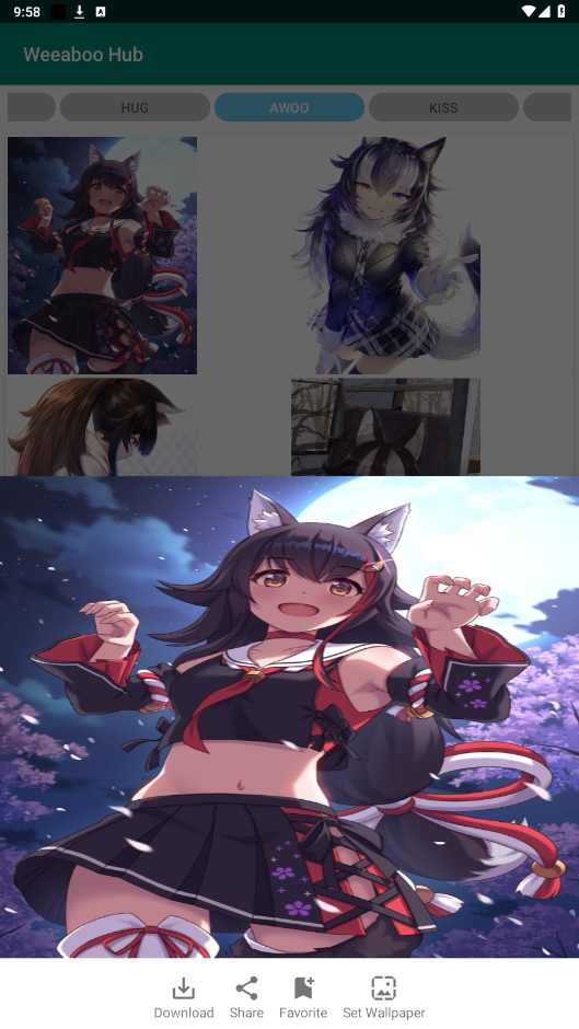 Weeaboo壁纸app截图0