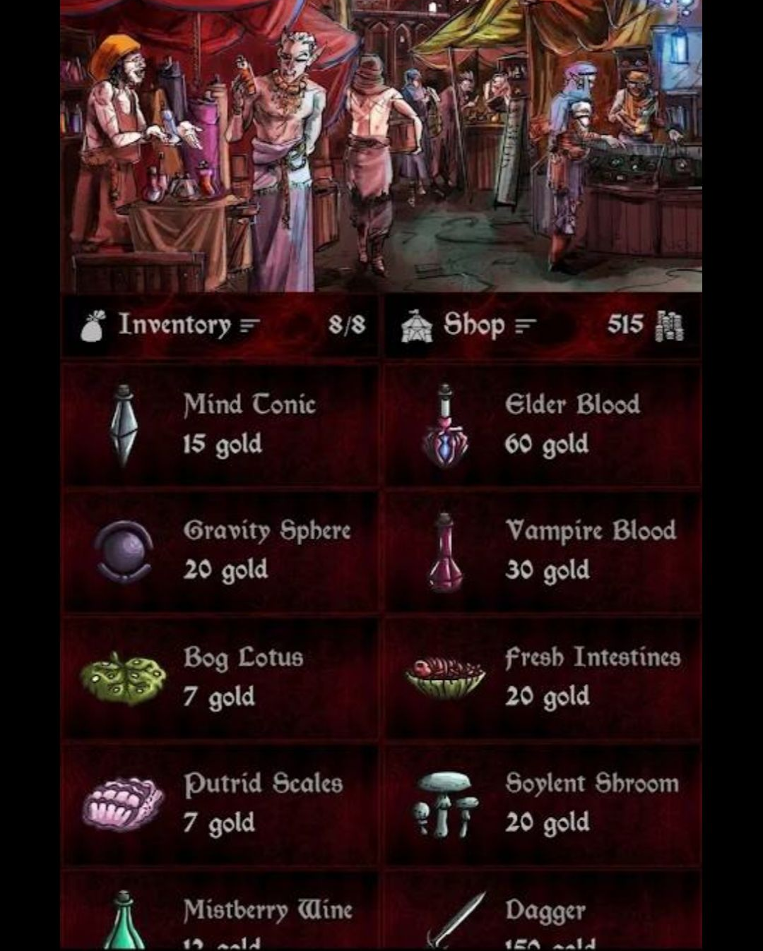 Ѫ��ڰ��Ĵ�˵�ٷ����°�(Grim Omens)v1.7.5 (������Ѫ������RPG)��ͼ3