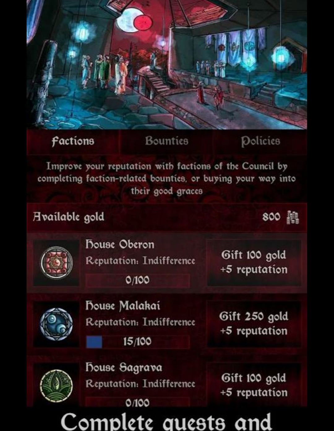 Ѫ��ڰ��Ĵ�˵�ٷ����°�(Grim Omens)v1.7.5 (������Ѫ������RPG)��ͼ0