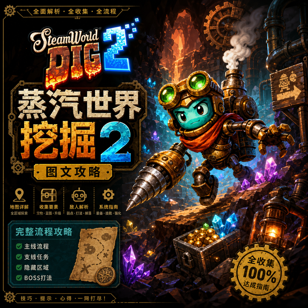 蒸汽世界挖掘2图文攻略:全流程隐藏宝藏一网打尽
