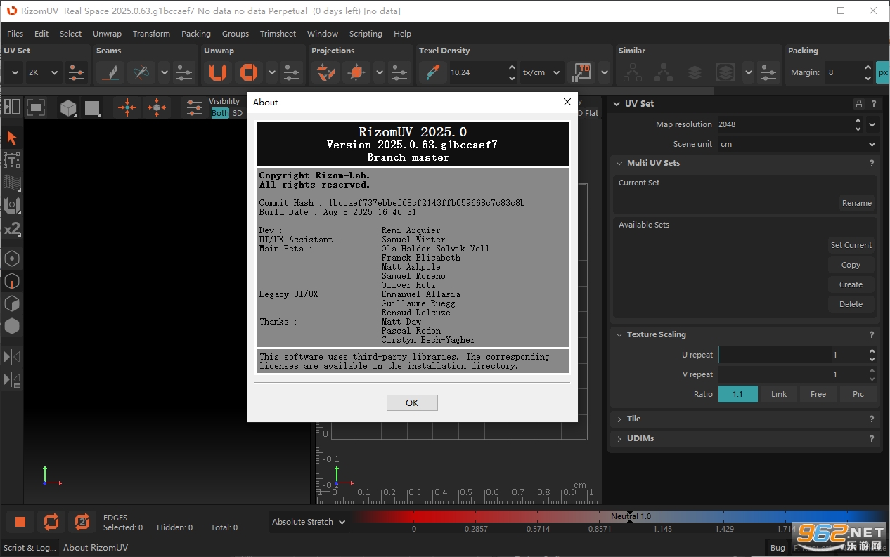 RizomUV 2025免费激活版 RizomUV 2025免费激活版