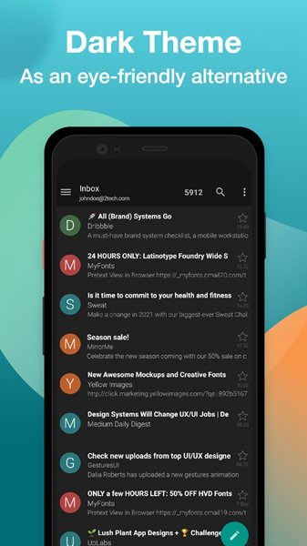 Android Aqua MailPro����רҵ��v2.6.0 �ٷ����ͼ1