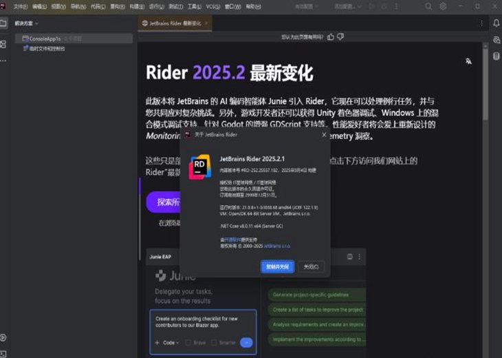 JetBrains Rider2025������Ѱ�v2025.3.3��ͼ1