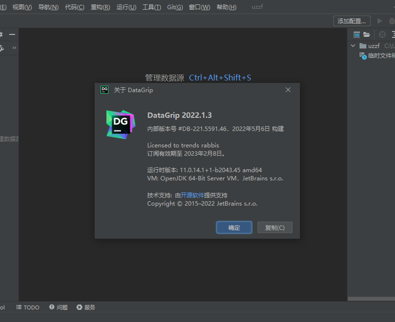 JetBrains DataGrip 2022 �����ƽ����°�v2022.1.3��ͼ0