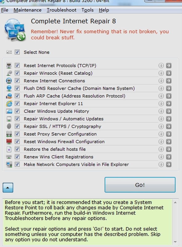 Complete Internet Repair 2026��Ѱ�v11.1.3.6518��ͼ2