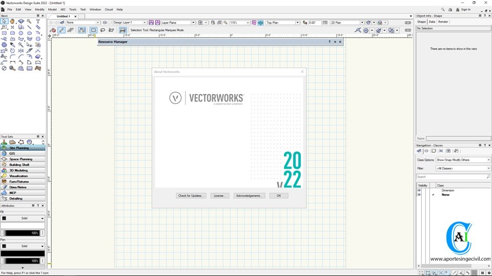 Vectorworks2022���ļ�����ͼ0